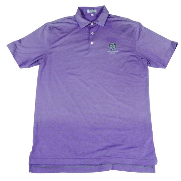 Peter Millar Summer Comfort Trump National Jupiter Polo Mens Size Medium - Picture 1 of 6